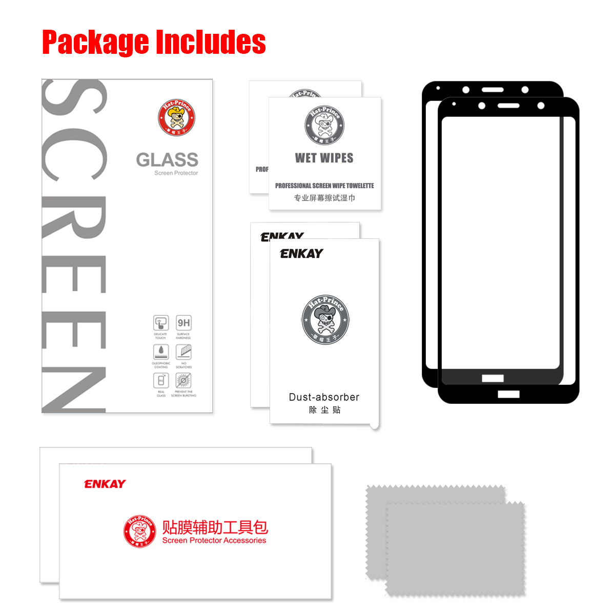 Enkay-2pcs-9H-Anti-explosion-Full-Coverage-Full-Glue-Tempered-Glass-Screen-Protector-for-Xiaomi-Redm-1579866-12